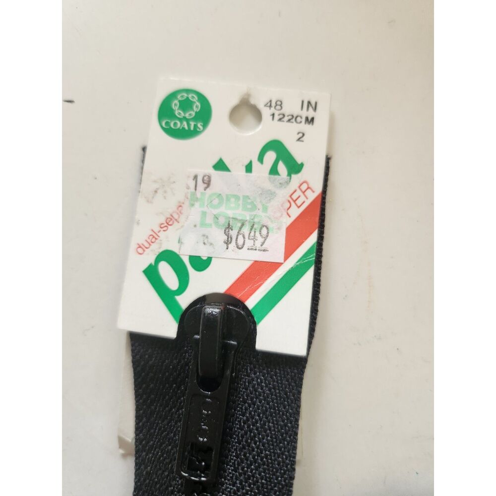 2 Very Long 48 inch Zippers B8